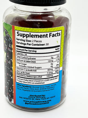 Elderberry +Vitamin C Gummies