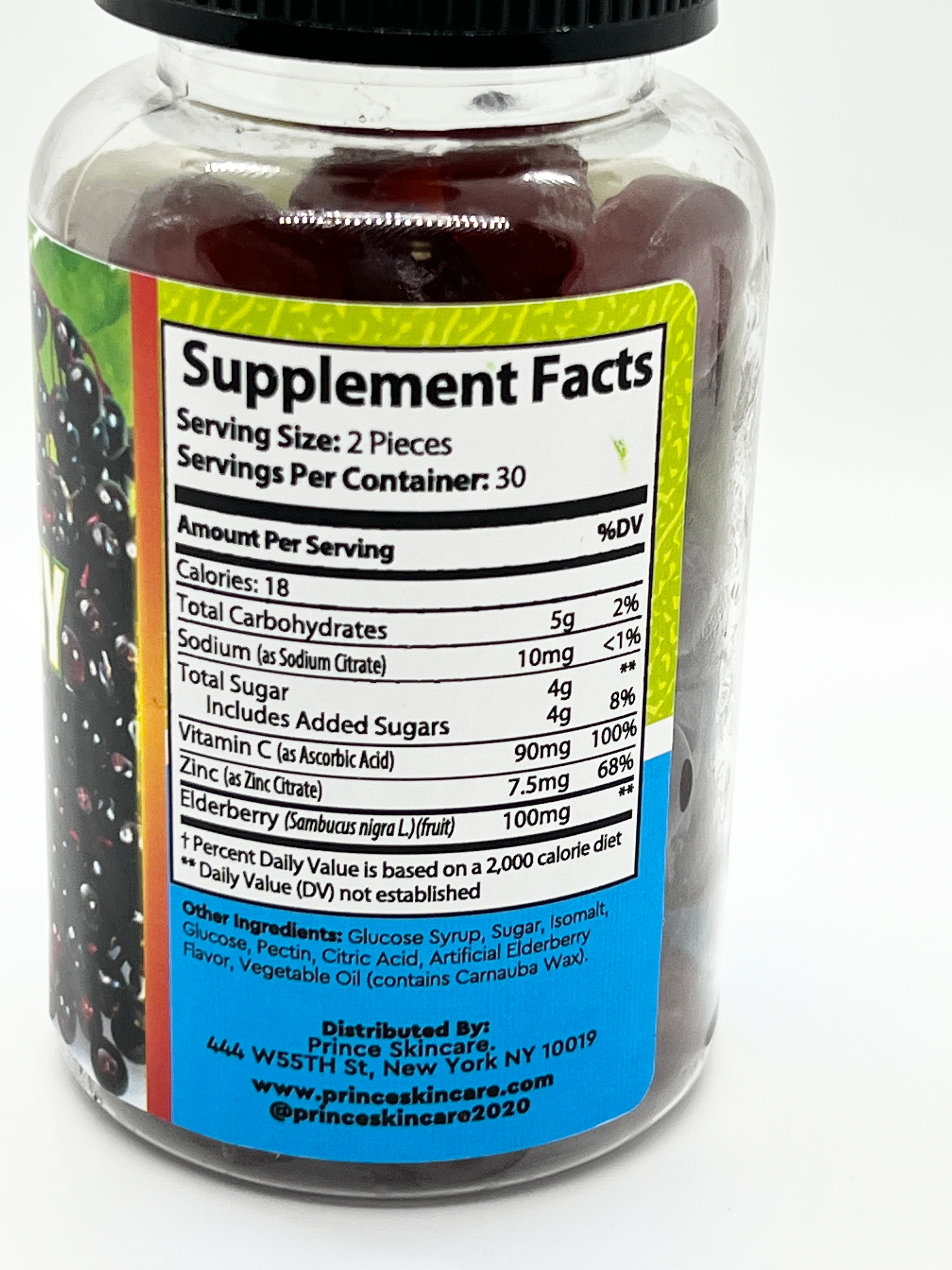 Elderberry +Vitamin C Gummies