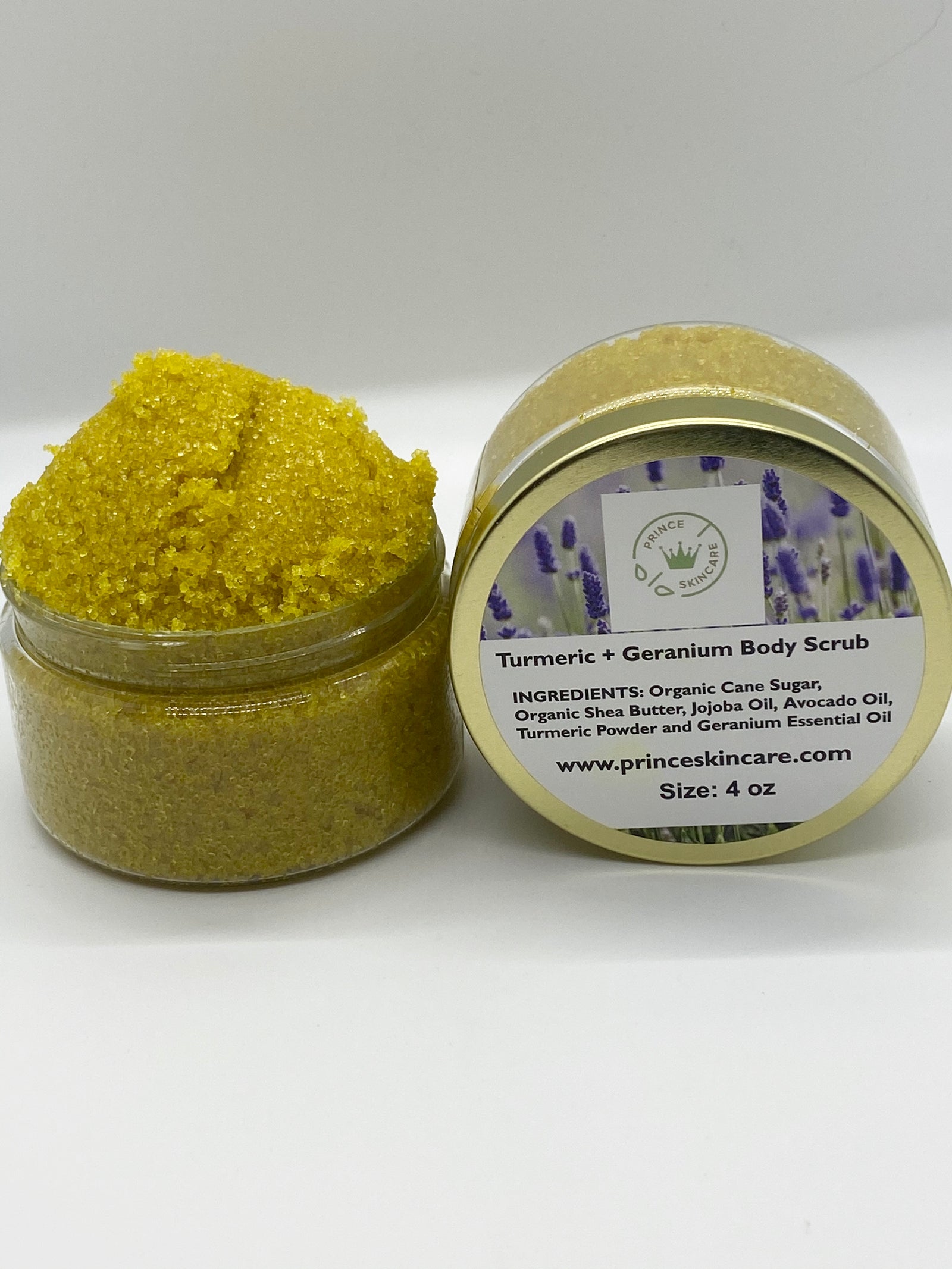 Turmeric + Geranium Body Scrub