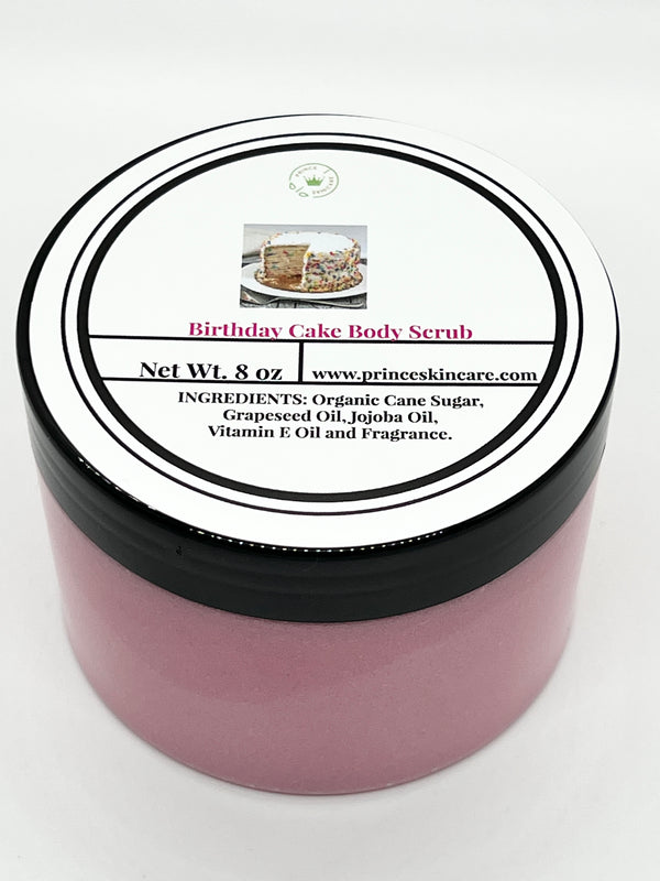Birthday Cake Body Scrub Prince Skincare